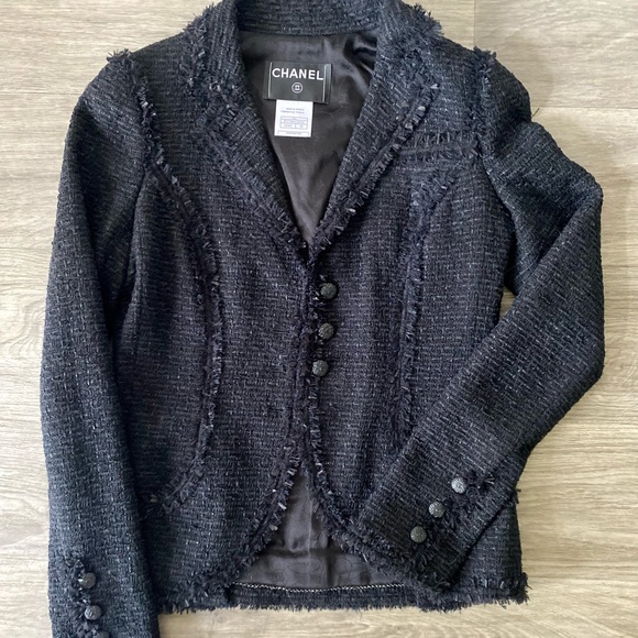 CHANEL Black Tweed Jacket SOLD - Picture 9 of 12